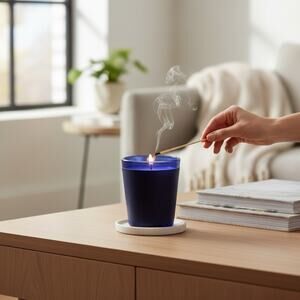 Maison Des Bougies Enchante Santal Candle 16 oz Soy‎ Blend Large 454g